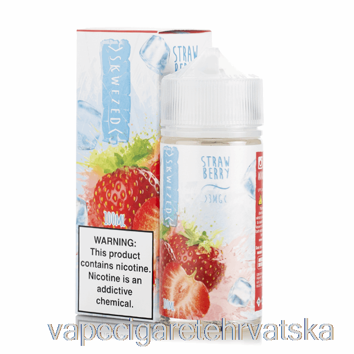 Vape Hrvatska Ice Strawberry - Skwezed E-tekućina - 100ml 3mg